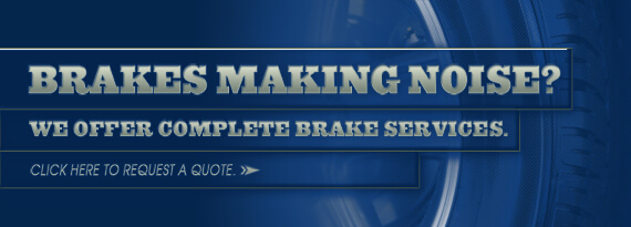 We Offer Brake Service